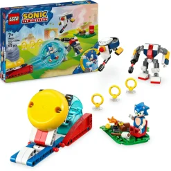 Lego sonic 77001 duello al falò di sonic, giochi per bambini e bambine 7+ con personaggi del videogioco, idea regalo per gamer> Mattoncini