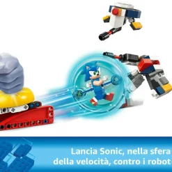 Lego sonic 77001 duello al falò di sonic, giochi per bambini e bambine 7+ con personaggi del videogioco, idea regalo per gamer><noscript><img width=