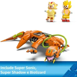 Lego sonic 77003 super shadow vs. biolizard, giochi d’azione per bambini 9+, personaggi e robot giocattolo, regalo per gamer><noscript><img width=