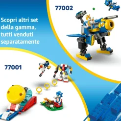 Lego sonic 77003 super shadow vs. biolizard, giochi d’azione per bambini 9+, personaggi e robot giocattolo, regalo per gamer><noscript><img width=