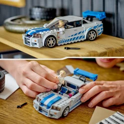 Lego speed champions 76917 2 fast 2 furious nissan skyline gt-r (r34) macchina giocattolo da collezione 2023, giochi per bambini><noscript><img width=
