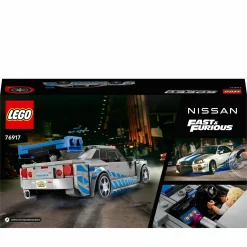 Lego speed champions 76917 2 fast 2 furious nissan skyline gt-r (r34) macchina giocattolo da collezione 2023, giochi per bambini><noscript><img width=