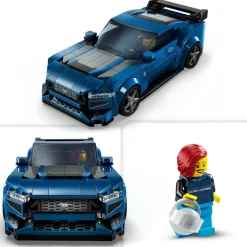 Lego speed champions 76920 auto sportiva ford mustang dark horse, modellino di macchina giocattolo da costruire per bambini 9+><noscript><img width=