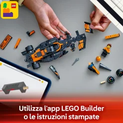 LEGO SPEED CHAMPIONS 77251 auto da corsa mclaren f1 team mcl38 macchina giocattolo da collezione con minifigure per bambine10+> Mattoncini