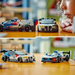 Lego speed champions 76922 auto da corsa bmw m4 gt3 e bmw m hybrid v8, 2 modellini di macchine giocattolo per bambini 9+ anni><noscript><img width=