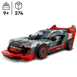 Lego speed champions 76921 auto da corsa audi s1 e-tron quattro, modellino da costruire di macchina giocattolo per bambini 9+> Costruzioni Per Adulti|Mattoncini