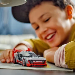 Lego speed champions 76921 auto da corsa audi s1 e-tron quattro, modellino da costruire di macchina giocattolo per bambini 9+><noscript><img width=