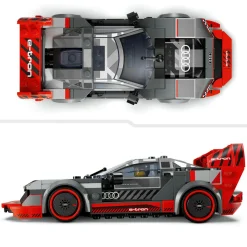 Lego speed champions 76921 auto da corsa audi s1 e-tron quattro, modellino da costruire di macchina giocattolo per bambini 9+><noscript><img width=