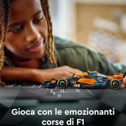 Lego speed champions 76919 monoposto da corsa mclaren formula 1 2023, macchina giocattolo f1 per bambini 9+, auto da costruire> Costruzioni Per Adulti|Mattoncini