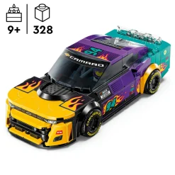 Lego speed champions 76935 nascar next gen chevrolet camaro zl1, modello di auto da costruire, macchina giocattolo bambini 9+><noscript><img width=