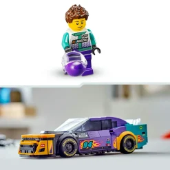 Lego speed champions 76935 nascar next gen chevrolet camaro zl1, modello di auto da costruire, macchina giocattolo bambini 9+><noscript><img width=