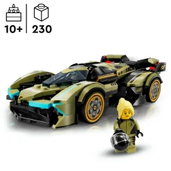 Lego speed champions 76923 super car lamborghini lambo v12 vision gt, macchina giocattolo da collezione per bambini 10+ anni><noscript><img width=