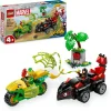 LEGO SUPER HEROES Lego spidey e i suoi fantastici amici 11198 inseguimento sui dino-veicoli di spin ed electro, giochi educativi per bambini 4+> Mattoncini