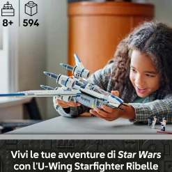 LEGO® Star Wars™ Lego star wars 75399 andor u-wing starfighter – astronave giocattolo 8+> Mattoncini
