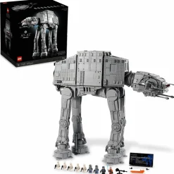 Lego star wars 75313 at-at, modello costruibile walker guerre stellari ucs, set per adulti da collezione con luke skywalker> Costruzioni Per Adulti|Mattoncini