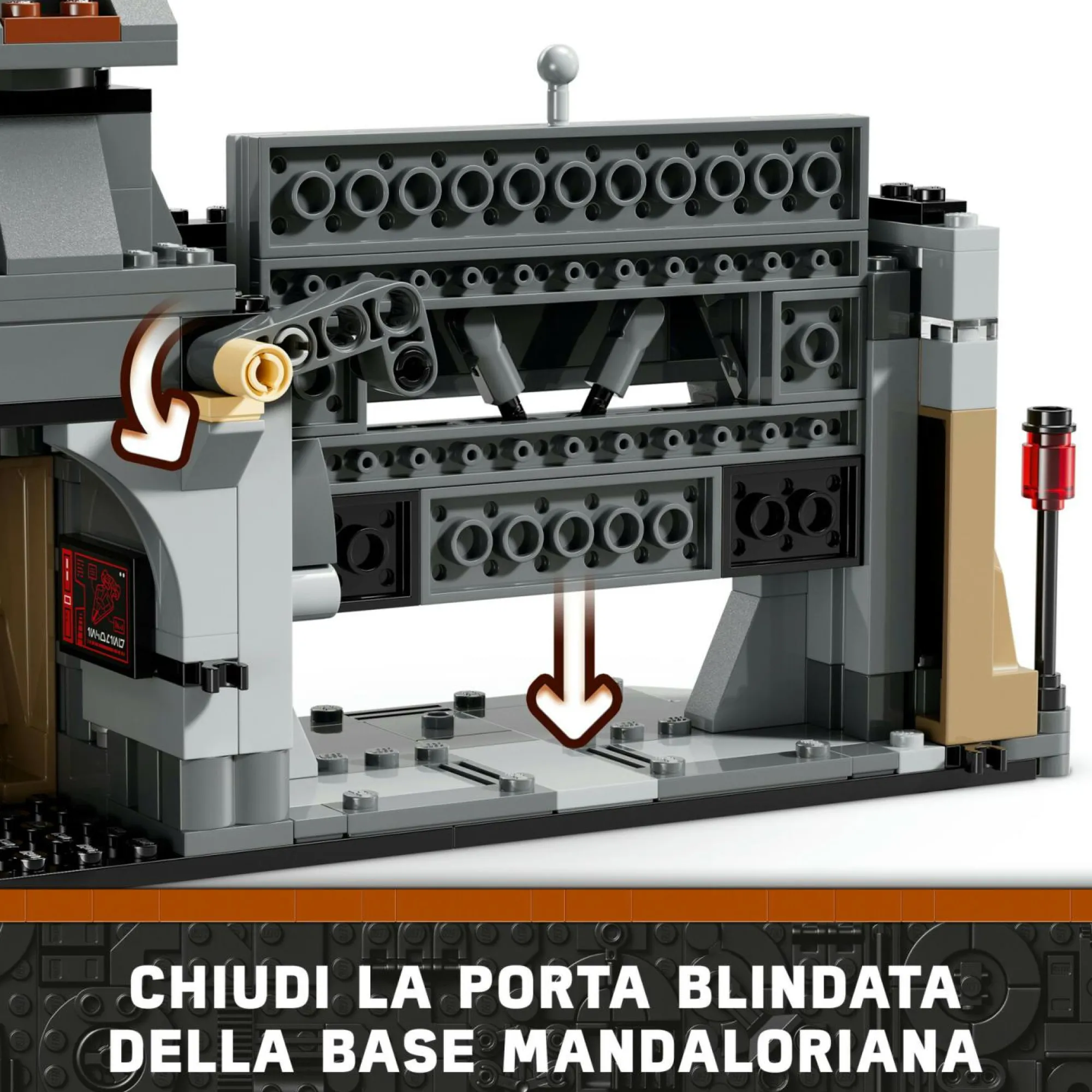 Lego star wars 75386 battaglia tra paz vizsla e moff gideon, giochi d’avventura per bambini 7+ da collezione con 4 minifigure> Mattoncini