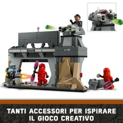 Lego star wars 75386 battaglia tra paz vizsla e moff gideon, giochi d’avventura per bambini 7+ da collezione con 4 minifigure><noscript><img width=