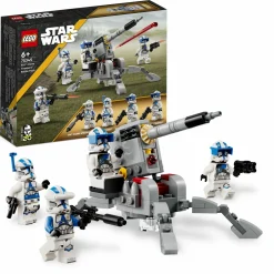 LEGO® Star Wars™ Lego star wars 75345 battle pack clone troopers legione 501, modellino da costruire con cannone giocattolo av-7 e 4 personaggi> Mattoncini