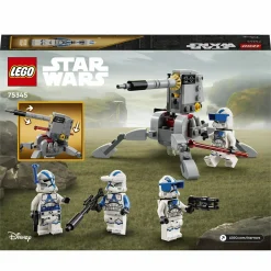 LEGO® Star Wars™ Lego star wars 75345 battle pack clone troopers legione 501, modellino da costruire con cannone giocattolo av-7 e 4 personaggi><noscript><img width=