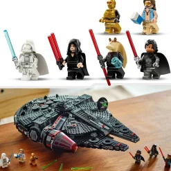 Lego star wars 75389 dark falcon, astronave giocattolo da costruire, versione oscura del millennium falcon, giochi bambini 10+><noscript><img width=