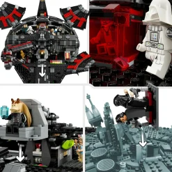Lego star wars 75389 dark falcon, astronave giocattolo da costruire, versione oscura del millennium falcon, giochi bambini 10+><noscript><img width=