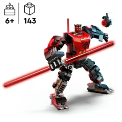 Lego star wars 75411 mech darth maul: action figure, spada laser 6+><noscript><img width=