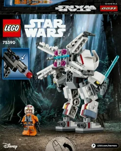 Lego star wars 75390 mech x-wing di luke skywalker, veicolo robot giocattolo, giochi bambini 6+, piccolo regalo da collezione><noscript><img width=