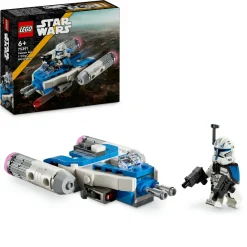 Lego star wars 75391 microfighter y-wing di captain rex, astronave giocattolo da collezione, giochi bambini 6+, piccolo regalo> Mattoncini