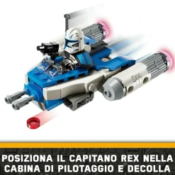 Lego star wars 75391 microfighter y-wing di captain rex, astronave giocattolo da collezione, giochi bambini 6+, piccolo regalo><noscript><img width=