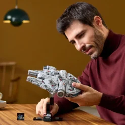Lego star wars 75375 millennium falcon, modellino da costruire di astronave per adulti, idee regalo lui, lei, marito o moglie> Costruzioni Per Adulti|Mattoncini