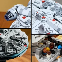 Lego star wars 75375 millennium falcon, modellino da costruire di astronave per adulti, idee regalo lui, lei, marito o moglie><noscript><img width=
