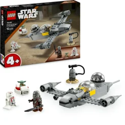 LEGO® Star Wars™ Lego star wars 75410 n-1 starfighter di mando e grogu con 3 personaggi, astronave giocattolo da costruire per bambini 4+> Mattoncini
