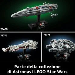 LEGO® Star Wars™ Lego star wars 75404 nave d’assalto classe acclamator, astronave da collezione con supporto, regalo per adulti, uomo e donna><noscript><img width=