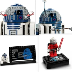 Lego star wars 75379 r2-d2, modellino da costruire di droide con parti mobili e accessori, giochi bambini 10+ con minifigure><noscript><img width=