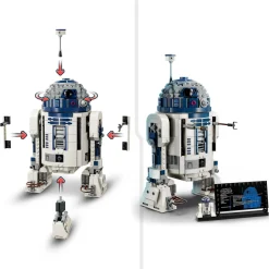 Lego star wars 75379 r2-d2, modellino da costruire di droide con parti mobili e accessori, giochi bambini 10+ con minifigure><noscript><img width=