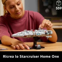 LEGO® Star Wars™ Lego star wars 75405 starcruiser home one, astronave da collezione con fregata medica nebulon-b, regalo adulti, uomo e donna> Costruzioni Per Adulti|Mattoncini