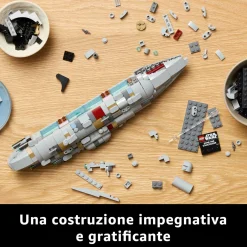 LEGO® Star Wars™ Lego star wars 75405 starcruiser home one, astronave da collezione con fregata medica nebulon-b, regalo adulti, uomo e donna><noscript><img width=