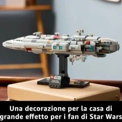 LEGO® Star Wars™ Lego star wars 75405 starcruiser home one, astronave da collezione con fregata medica nebulon-b, regalo adulti, uomo e donna><noscript><img width=