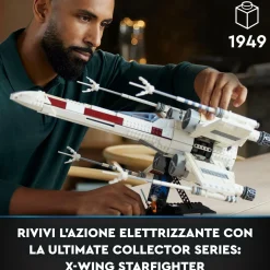 Lego star wars 75355 x-wing starfighter, modellino da costruire ultimate collectors series per adulti con luke skywalker e r2-d2> Costruzioni Per Adulti|Mattoncini
