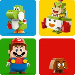 Lego super mario 71439 avventure di mario interattivo, giocattolo con personaggi nintendo da collezione, regalo bambini 6+> Mattoncini