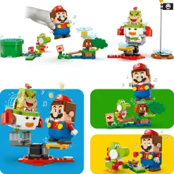 Lego super mario 71439 avventure di mario interattivo, giocattolo con personaggi nintendo da collezione, regalo bambini 6+><noscript><img width=