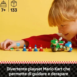 LEGO® Super Mario™ Lego super mario 72031 mario kart : moto yoshi, giocattolo interattivo, giochi per bambini 7+, regalo nintendo da collezione> Mattoncini