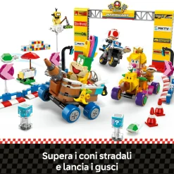 LEGO® Super Mario™ Lego super mario 72036 mario kart: pack baby peach e gran premio, veicoli e pista giocattolo da costruire, giochi bambini 8+><noscript><img width=