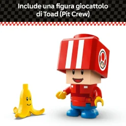 LEGO® Super Mario™ Lego super mario 72032 mario kart : kart standard, macchina giocattolo con toad, giochi per bambini 7+ nintendo da collezione><noscript><img width=