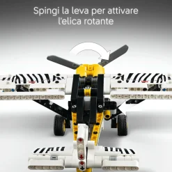 LEGO TECHNIC 42198 aereo bush, aeroplano giocattolo da costruire, giochi per bambini 8+, modellino di veicolo con funzioni><noscript><img width=
