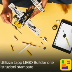 LEGO TECHNIC 42198 aereo bush, aeroplano giocattolo da costruire, giochi per bambini 8+, modellino di veicolo con funzioni><noscript><img width=