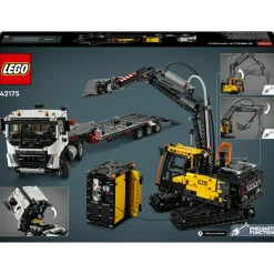 Lego technic 42175 autocarro volvo fmx ed escavatore elettrico ec230, veicoli giocattolo da costruire, regalo per bambini 10+><noscript><img width=