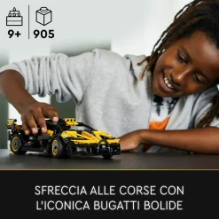 Lego technic 42151 bugatti bolide, kit macchina giocattolo, modellino auto supercar, giochi per bambini, idee regalo> Costruzioni Per Adulti|Mattoncini