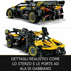 Lego technic 42151 bugatti bolide, kit macchina giocattolo, modellino auto supercar, giochi per bambini, idee regalo><noscript><img width=
