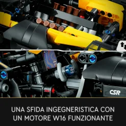 Lego technic 42151 bugatti bolide, kit macchina giocattolo, modellino auto supercar, giochi per bambini, idee regalo><noscript><img width=